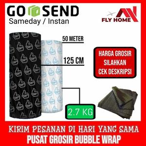 Gambar Plastik Wrap Bubble Wrap 2.7 KG Buble wrap Bubblewrap Hitam Putih - Hitam dari FLYhome Kota Depok Tokopedia