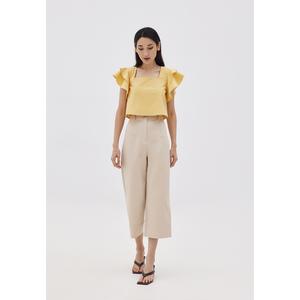 Kaylynn Ruffle Boxy Top 
