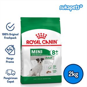 Gambar Royal Canin Mini Adult 8+ Makanan Anjing Senior Dry 2kg dari sukapets Jakarta Pusat Tokopedia