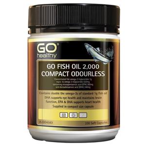 Jual Go Healthy Fish Oil 2000mg Compact Odourless 230 soft gel capsules -  Jakarta Barat - SLN.Y SHOP | Tokopedia
