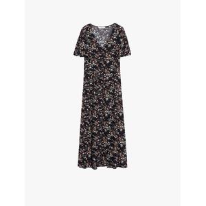 Mango - Dress Clau_Black - Khaki, L 