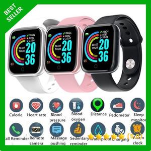 Jual SMARTWATCH Y68 Dennos D20 Smart watch Y68 JAM Tahan Air IP68 Monitor -  Kab. Bekasi - Winata_Store | Tokopedia
