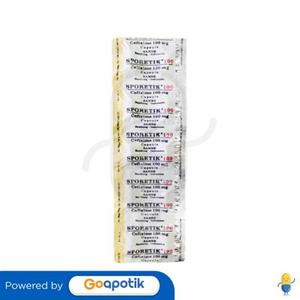 Gambar SPORETIK 100 MG STRIP 10 KAPSUL dari Apotek Setra Farma PWK Kab. Purwakarta Tokopedia