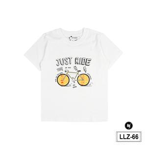 Gambar Madia Kaos Anak Motif JUST RIDE PUTIH Unisex Combed 24s- LLZ66 - Putih, 2T dari Madia Store Kota Bandung Tokopedia