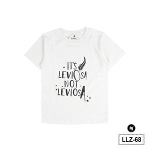 Gambar Madia Kaos Anak Motif IT'S LEVIOSA NOT LEVIOSA Unisex 24s - LLZ68 - Putih, 2T dari Madia Store Kota Bandung Tokopedia