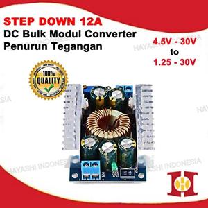 100W DC-DC Buck Converter Step Down Module 4.5-30V To 0.8-30V 12A For Laptop LED Car