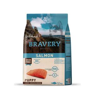 Gambar bravery 4 kg puppy large medium breeds salmon dari F.J. Pet Shop Jakarta Timur Tokopedia
