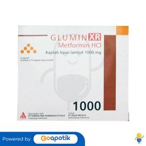 Gambar GLUMIN XR 1000 MG BOX 60 KAPLET dari Apotek Sehat Abadi Kota Semarang Tokopedia