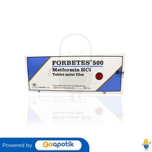 Gambar FORBETES 500 MG BOX 100 TABLET dari Apotek Lucky Star Jakut Jakarta Utara Tokopedia