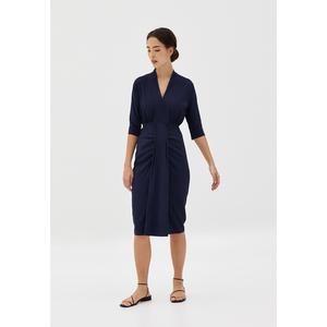 Riyana Ruched Kimono Dress 
