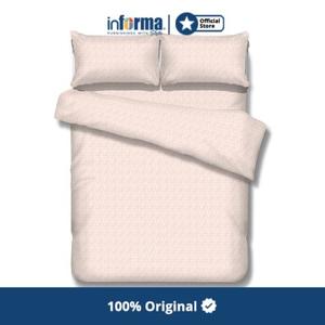Gambar INFORMA - SPREI SET- SHEET SET MICROFIBER EMBOSS (C) PEACH dari informa Kota Tangerang Selatan Tokopedia