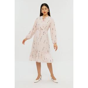 Jual RAMUNE - Relia Peplum Dress - Pink 