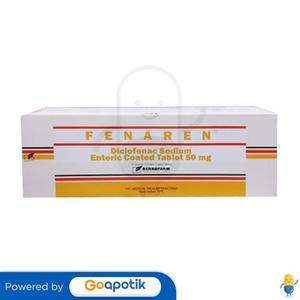 Gambar FENAREN 50 MG BOX 100 TABLET dari Apotek Sekata Kab. Tangerang Tokopedia