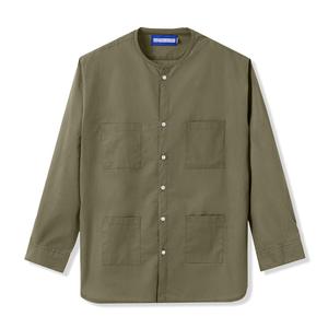 Gambar Kemeja Tenue de Attire - Everyday Collar-less Shirt Olive - M dari TenuedeAttire Jakarta Utara Tokopedia