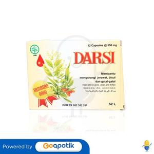 Gambar DARSI BOX 12 KAPSUL dari Apotek BTJ Kab. Karawang Tokopedia
