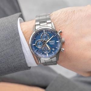 Jual SEIKO CHRONOGRAPH SSB387P1 SSB387 TITANIUM DIAL BLUE PRIA ORIGINAL -  Jakarta Barat - Mobile Happy Official | Tokopedia