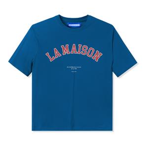 Gambar Kaos Tenue de Attire - La Maison Varsity Tees Blue dari TenuedeAttire Jakarta Utara Tokopedia