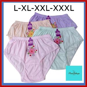 Jual Celana Dalam Wanita Bordir Bunga JUMBO CD Polos Ibu Hamil ...
