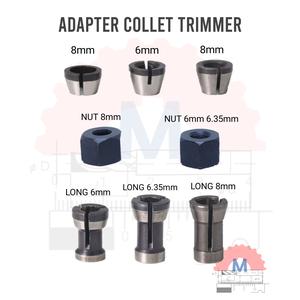 Promo Collet Trimmer 6mm 6.35mm 8mm Collet chuck router - 8 mm ...
