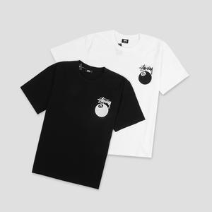 Jual Stussy 8 Ball T-Shirt - XL, White 