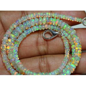 full jarong natural welo opal necklace 