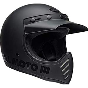 Jual BELL MOTO3 Black Matte Helm Retro 