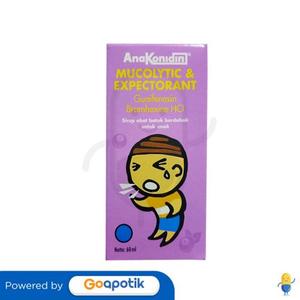 Gambar ANAKONIDIN MUCOLYTIC & EXPECTORANT SYRUP 60 ML dari Apotek 5 Akordion Kota Malang Tokopedia