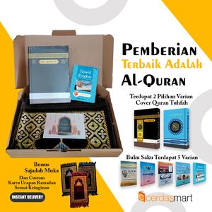 Gambar Alquran Wakaf - Hampers Quran AT-Tuhfah A5 Kertas HVS - Biru, Buku Wudhu dari cerdas media Kota Depok Tokopedia