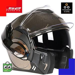 motorcycle helmet dual visor ClaiI 