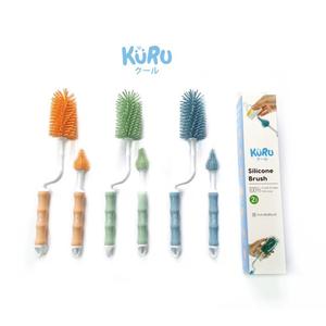 Gambar KURU Silicone Bottle Brush Sikat Silikon Botol Nipple Dot dari Baby Talk Club Kota Surabaya Tokopedia