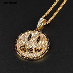1pc Hip Hop Jewelry Drew Smiling Face 