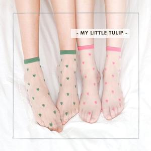 Gambar Kaos Kaki Transparant Lucu / Kaoskaki Bening Transparan Love Socks - Orange dari My Little Tulip Jakarta Barat Tokopedia