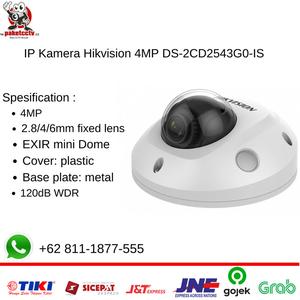 Gambar IP Kamera Dome Hikvision 4MP DS-2CD2543G0-IS dari Raja CCTV Murah Jakarta Utara Tokopedia
