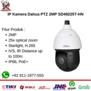 Gambar IP Kamera CCTV Dahua PTZ 2MP SD49225T-HN dari Raja CCTV Murah Jakarta Utara Tokopedia