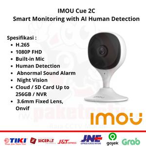 Gambar IMOU Cue 2C Smart Monitoring with AI Human Detection Smart IP Kamera dari Raja CCTV Murah Jakarta Utara Tokopedia