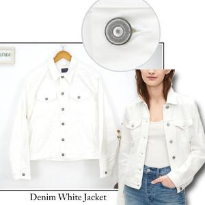 Jual RQ035 COUP White Denim Jacket - L 