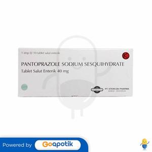 Gambar PANTOPRAZOLE SODIUM SESQUIHYDRATE ETERCON 40 MG BOX 10 TABLET dari Apotek Jihan Farma Kota Bekasi Tokopedia