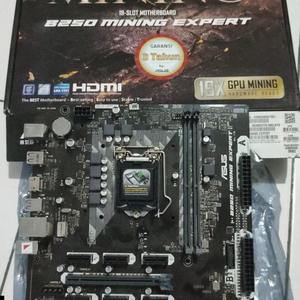 Pcie Slots Asus B250 Mining Motherboard ASUS B250 MINING EXPERT 19