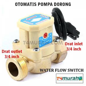 Jual Saklar Water Flow Switch Otomatis Pompa Booster Dorong Ukuran 3 4 ...