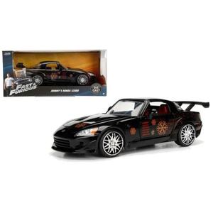 JOHNNY'S HONDA S2000 BLACK FAST & FURIOUS MOVIE 1:24 DIECAST MODEL JADA 99541