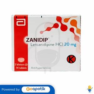 Gambar ZANIDIP 20 MG BOX 28 TABLET dari Apotek Golden Star JKT Jakarta Barat Tokopedia
