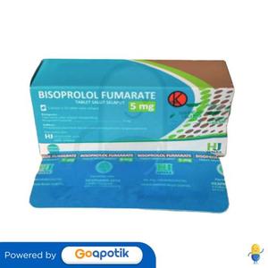 Gambar BISOPROLOL FUMARATE HEXPHARM 5 MG BOX 50 TABLET dari Apotek Lucky Star Jakut Jakarta Utara Tokopedia