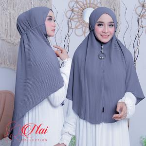 Jual BERGO MARYAM PLISKET LIDI CERUTI BABY DOLL JILBAB INSTAN TALI ...