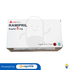 Gambar RAMIPRIL OGB DEXA MEDICA 5 MG BOX 100 KAPLET dari Apotek Jihan Farma Kota Bekasi Tokopedia