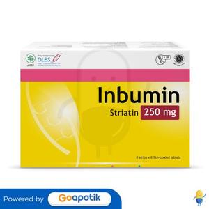 Gambar INBUMIN 250 MG BOX 30 TABLET dari GoApotik Jakarta Selatan Tokopedia