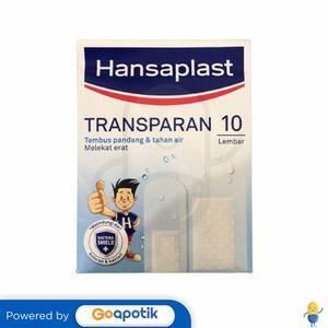 Gambar HANSAPLAST TRANSPARAN 10 PCS dari Apotek BJ Jakarta Barat Tokopedia