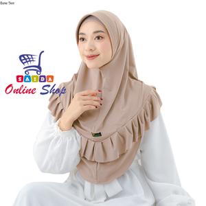 Jual Kerudung Langsung Pakai Jilbab Bergo Evy - Lilac - Pink Nude ...