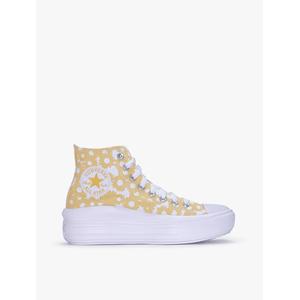 floral platform sneakers