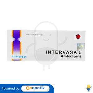 Gambar INTERVASK 5 MG BOX 30 TABLET dari Apotek Golden Star JKT Jakarta Barat Tokopedia