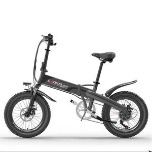 Gambar Lankeleisi Sepeda Elektrik Lipat Moped Lite Edition 48V 8.7AH - G660 - Black/gray dari tch Jakarta Barat Tokopedia